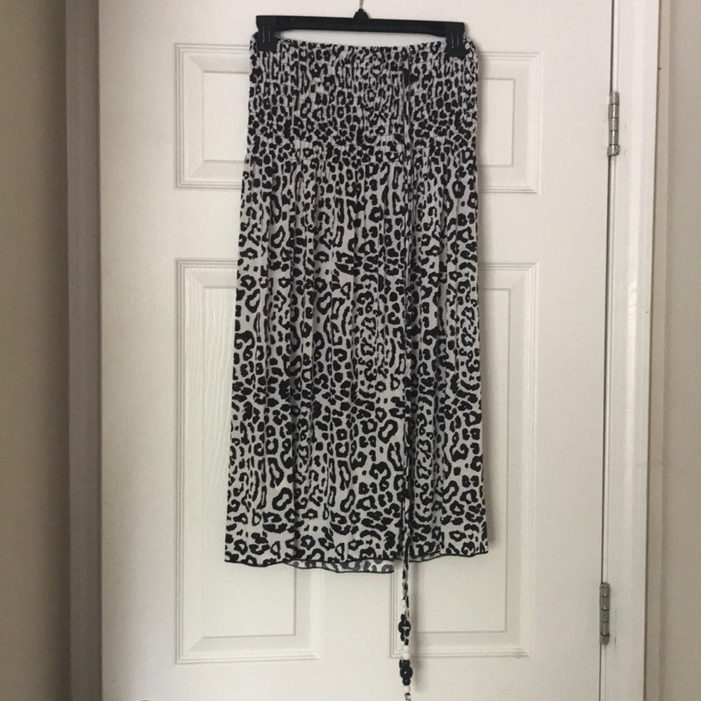 Strapless, Stretchy, and Leopard Print Sundress